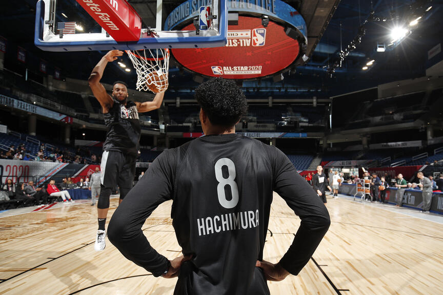 Rui Hachimura: le prince du mi-distance