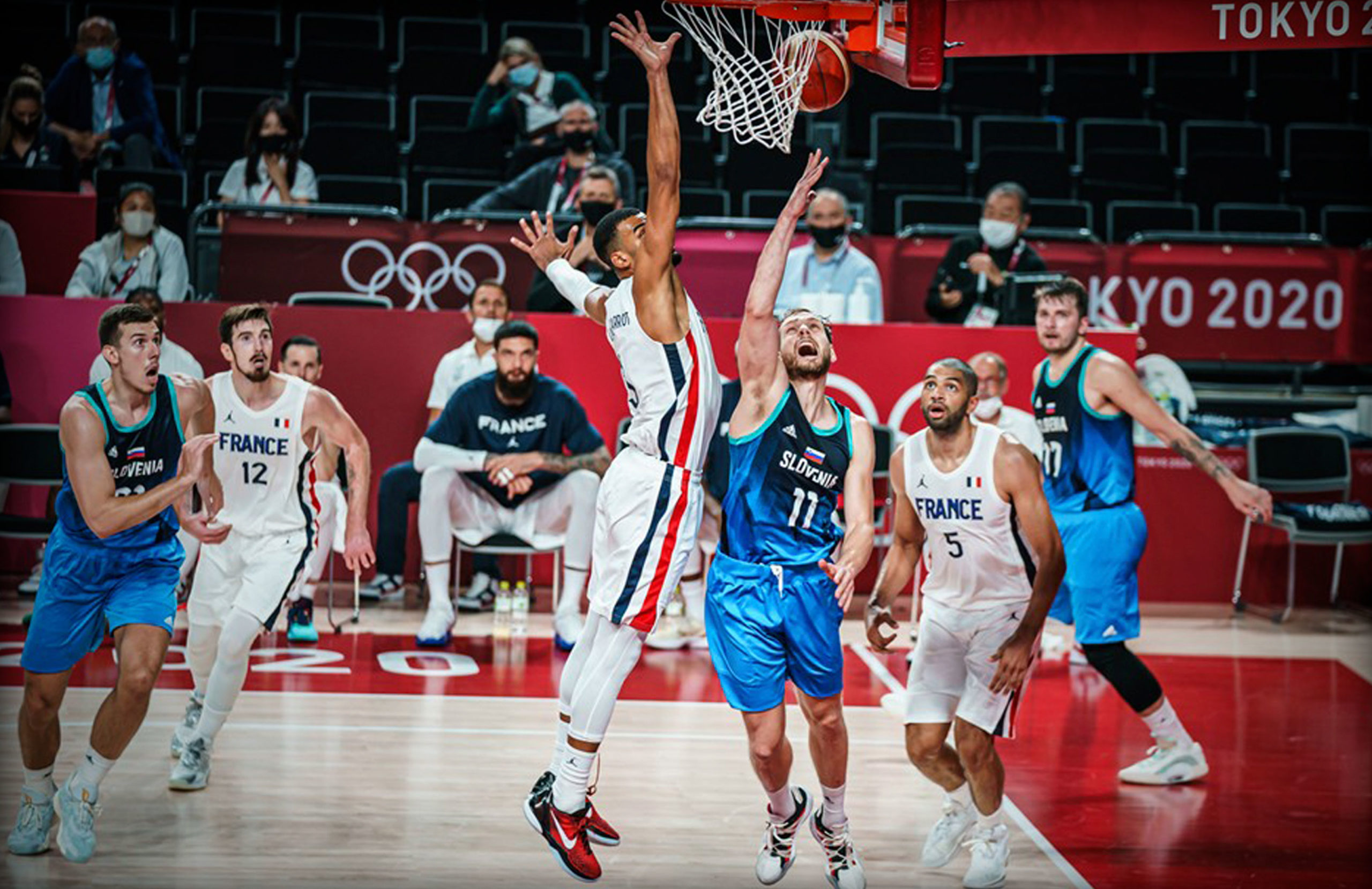 La France en finale olympique (basket 5×5 H)